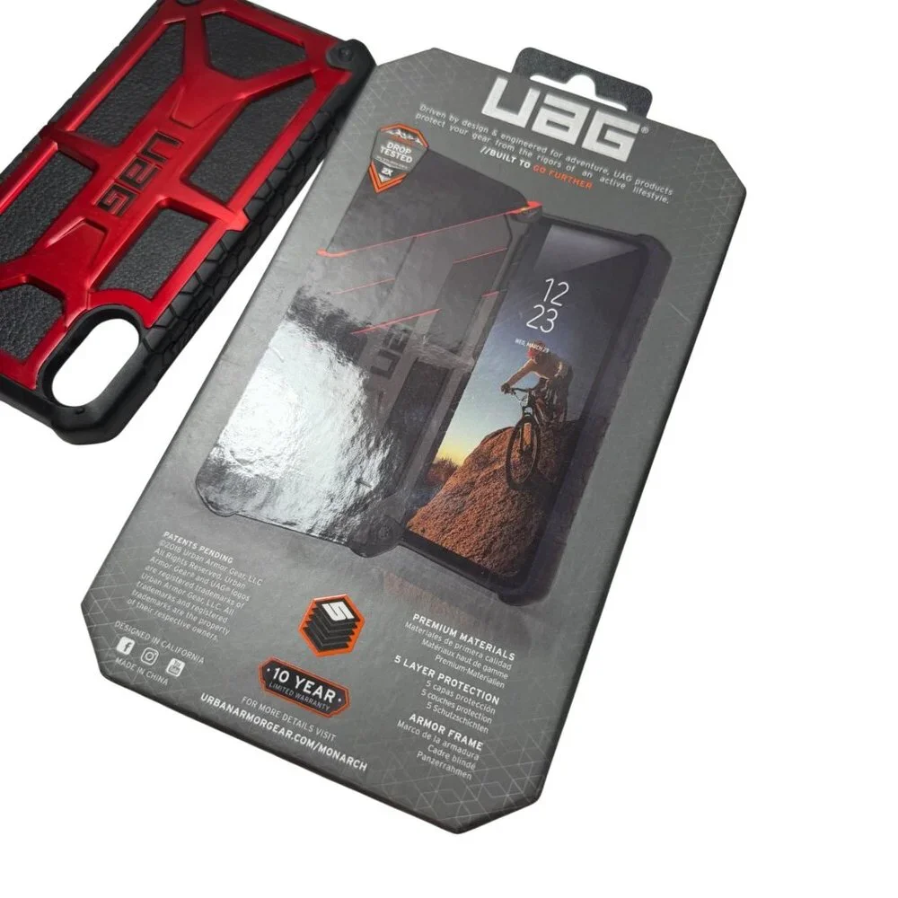 Urban Armor Gear Monarch iPhone X/XS Case + Ailun & Glass Pro Screen Protectors